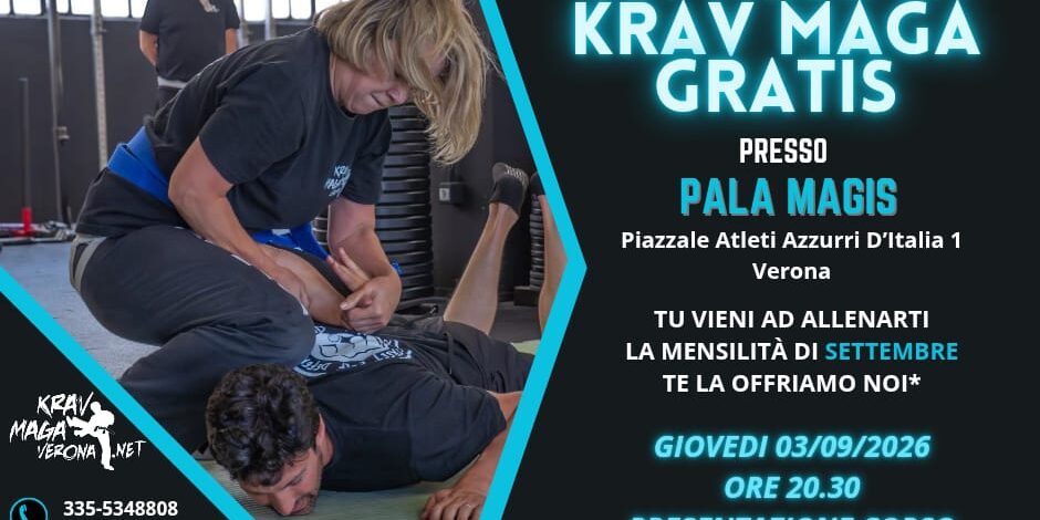 settembre gratis per chi si iscrive a kravmagaverona